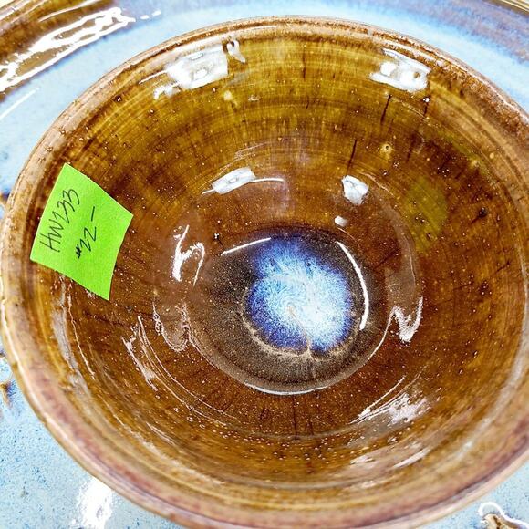 Beautifully Handcrafted, Glazed Pottery Chip & Dip PRE-OWNED - Picture 3 of 7